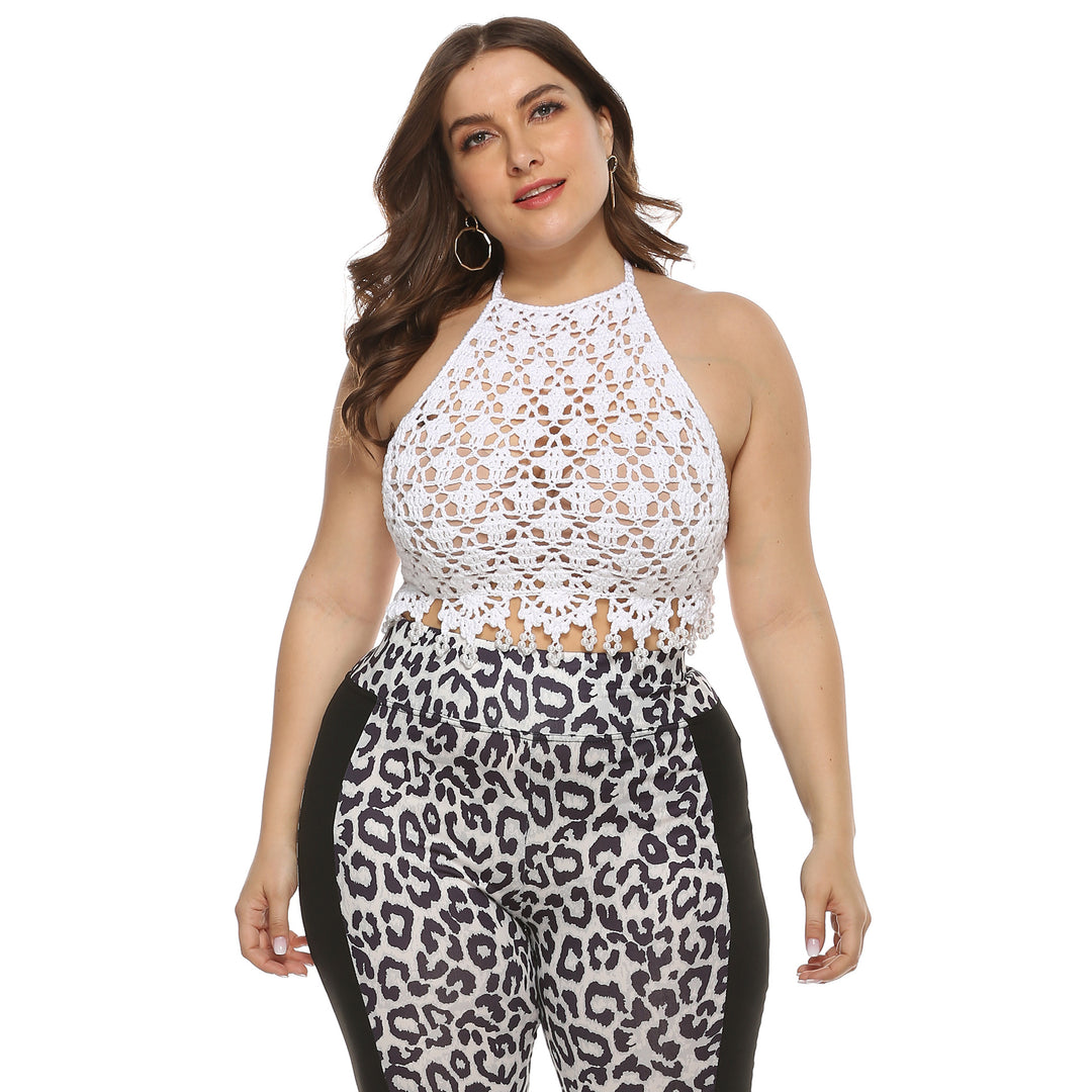 Damen Häkelcroptop Echo Archiv