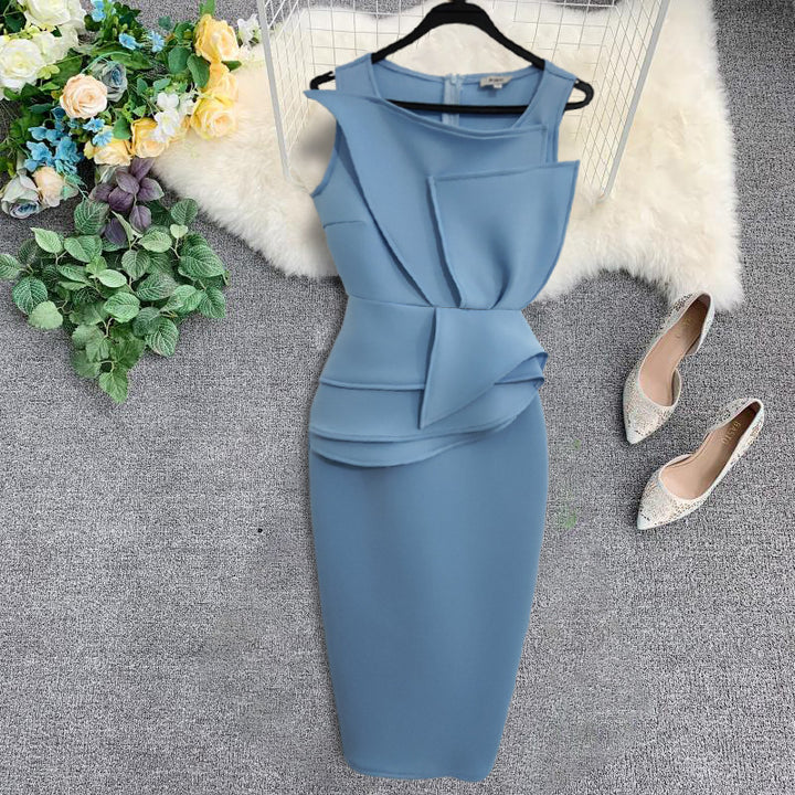 Damen figurbetontes Kleid mit Drapierung Echo Archiv