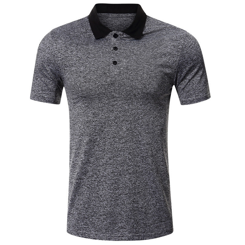Herren sportliches Poloshirt mit atmungsaktiver Mesh-Struktur Echoarchiv