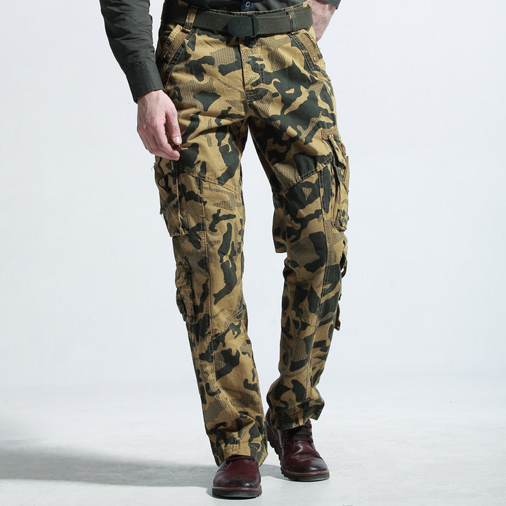 Herren multifunktionale Camouflage-Carge-Hose mit vielen praktischen Taschen Echoarchiv