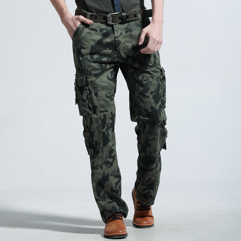 Herren multifunktionale Camouflage-Carge-Hose mit vielen praktischen Taschen Echoarchiv