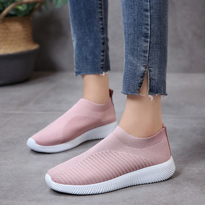 Unisex nan leichte gestrickte Slip-On Sneaker mit elastischem Einstieg und ergonomischer Einlegesohle Echo Archiv