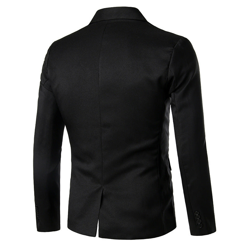 Herren festlicher Smoking Blazer mit schwarzem Revers Echoarchiv