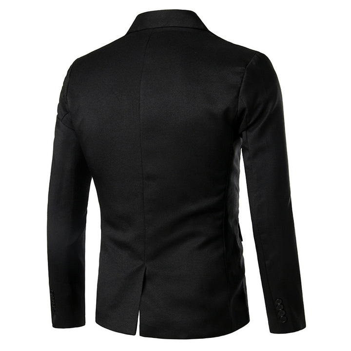 Herren festlicher Smoking Blazer mit schwarzem Revers Echoarchiv