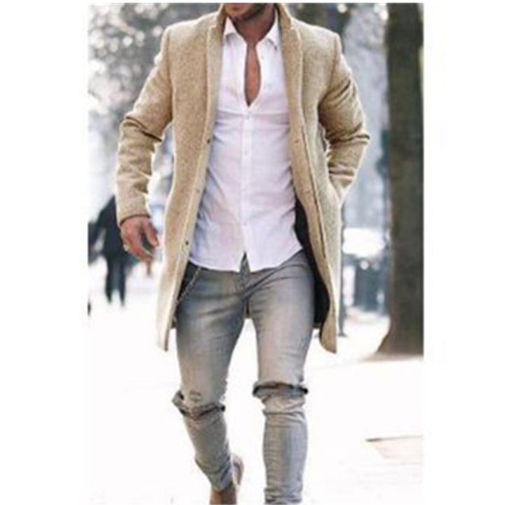 Herren edler wool-blazer mit schmalem Schnitt und stilvollen Details Echoarchiv
