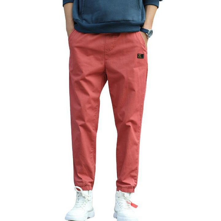 Herren Cargohose im Camouflage-Look mit elastischem Bund und Kordelzug Echoarchiv