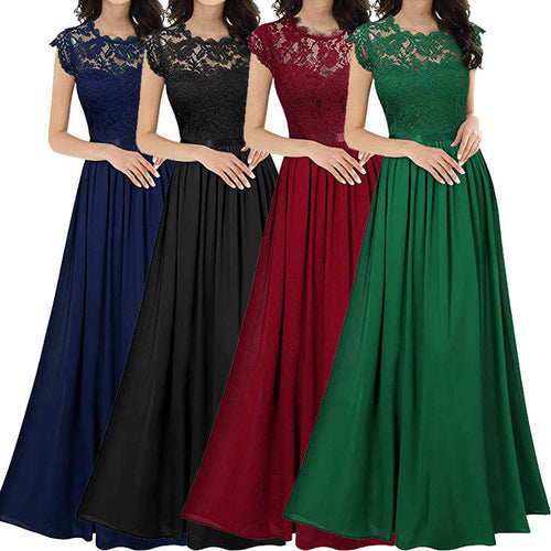 Echoarchiv | Chiffon Brautjungfernkleid mit Herz Ausschnitt, Fußlänge