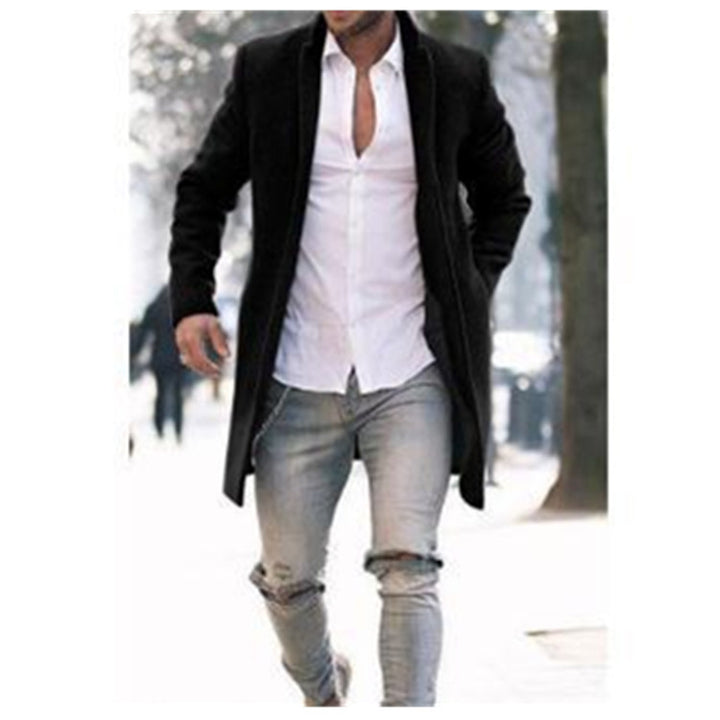 Herren edler wool-blazer mit schmalem Schnitt und stilvollen Details Echoarchiv