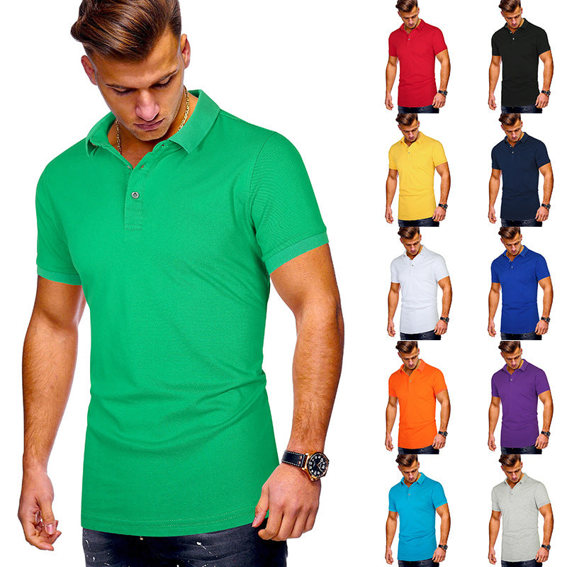 Herren Poloshirt mit hochwertigem Baumwollmix und modernem Stehkragen Echoarchiv