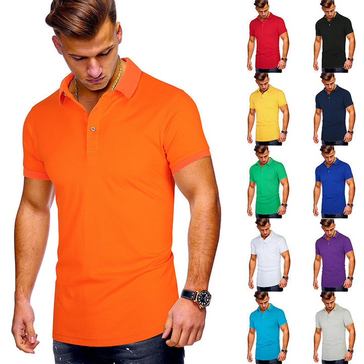 Herren Poloshirt mit hochwertigem Baumwollmix und modernem Stehkragen Echoarchiv