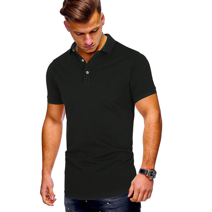 Herren Poloshirt mit hochwertigem Baumwollmix und modernem Stehkragen Echoarchiv