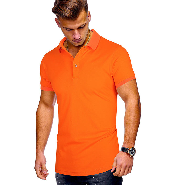 Herren Poloshirt mit hochwertigem Baumwollmix und modernem Stehkragen Echoarchiv