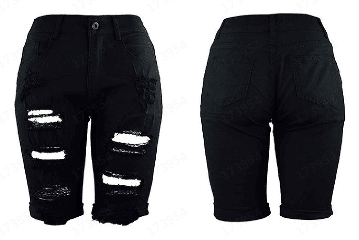 Damen Destroyed Denim-Hose mit lässigem Schnitt und modischen Rissdetails Echo Archiv
