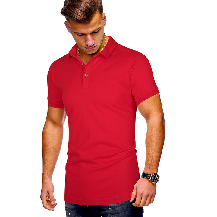 Herren Poloshirt mit hochwertigem Baumwollmix und modernem Stehkragen Echoarchiv
