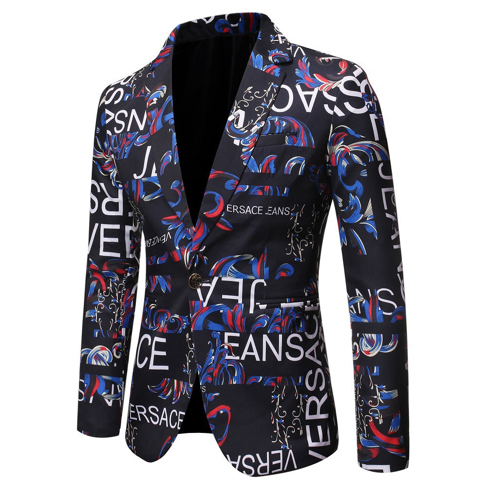Herren modischer Blazer mit auffälligem Design Echoarchiv