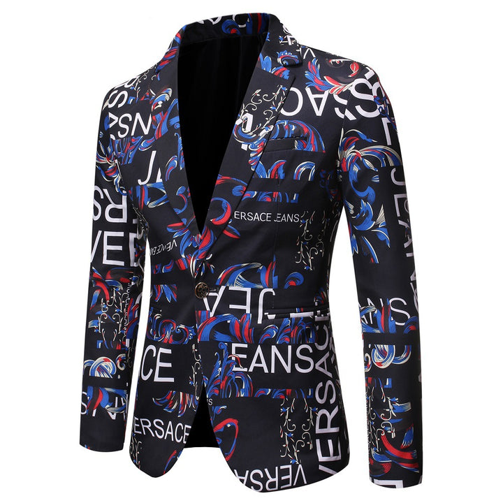 Herren modischer Blazer mit auffälligem Design Echoarchiv