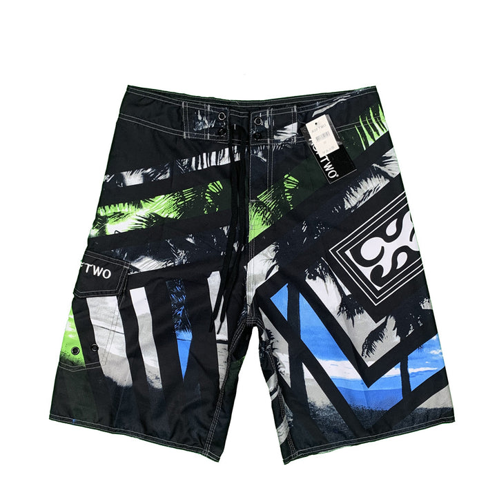 Herren Surf-Shorts mit kreativem Grafikdesign und innovativen Funktionen Echoarchiv