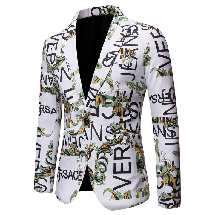 Herren modischer Blazer mit auffälligem Design Echoarchiv