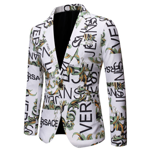 Herren modischer Blazer mit auffälligem Design Echoarchiv