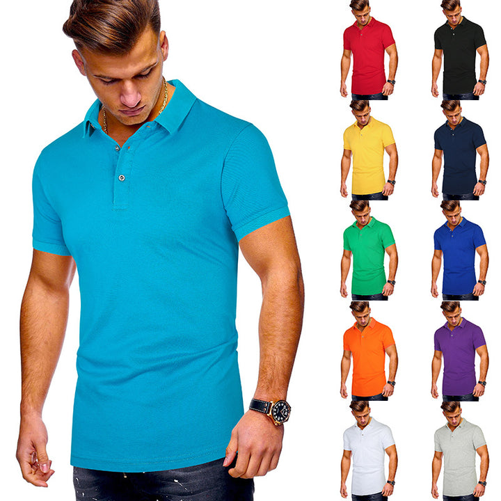 Herren Poloshirt mit hochwertigem Baumwollmix und modernem Stehkragen Echoarchiv