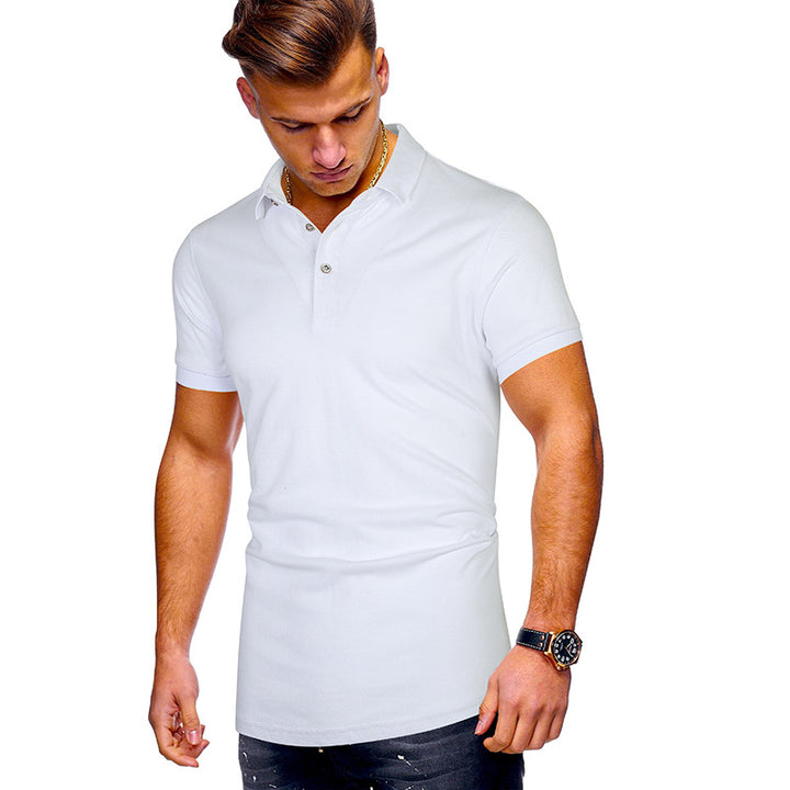 Herren Poloshirt mit hochwertigem Baumwollmix und modernem Stehkragen Echoarchiv