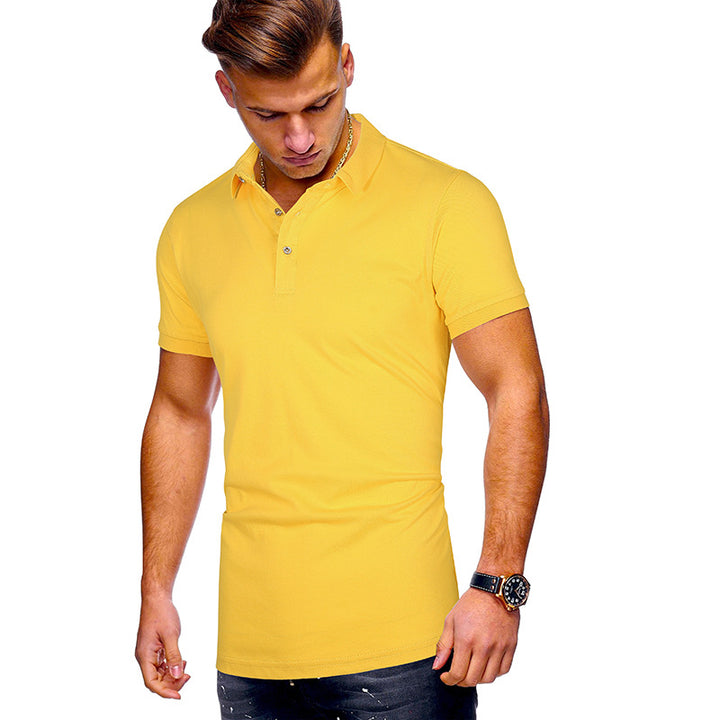 Herren Poloshirt mit hochwertigem Baumwollmix und modernem Stehkragen Echoarchiv