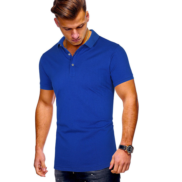 Herren Poloshirt mit hochwertigem Baumwollmix und modernem Stehkragen Echoarchiv
