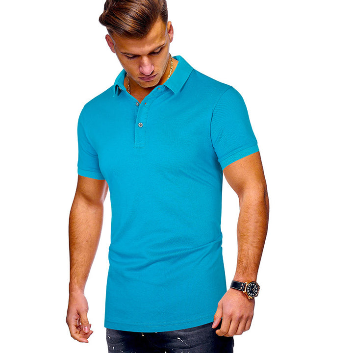 Herren Poloshirt mit hochwertigem Baumwollmix und modernem Stehkragen Echoarchiv