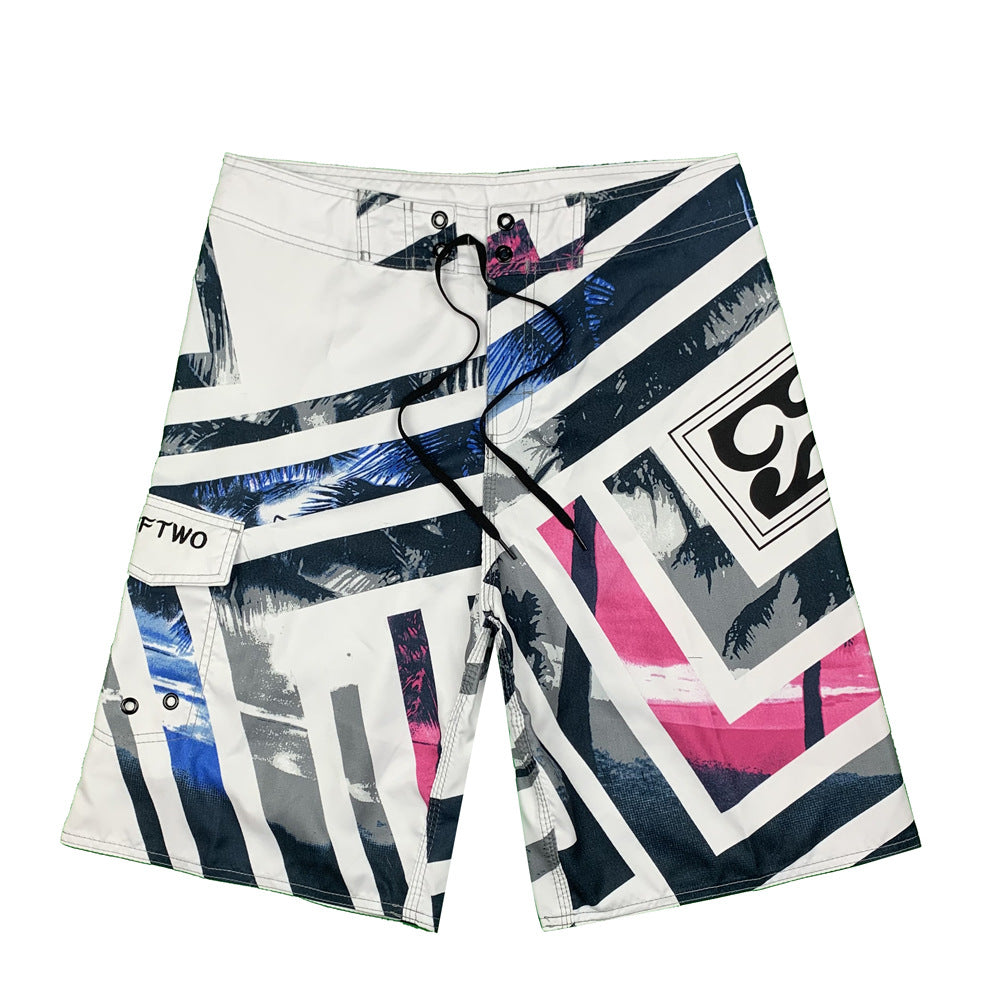 Herren Surf-Shorts mit kreativem Grafikdesign und innovativen Funktionen Echoarchiv