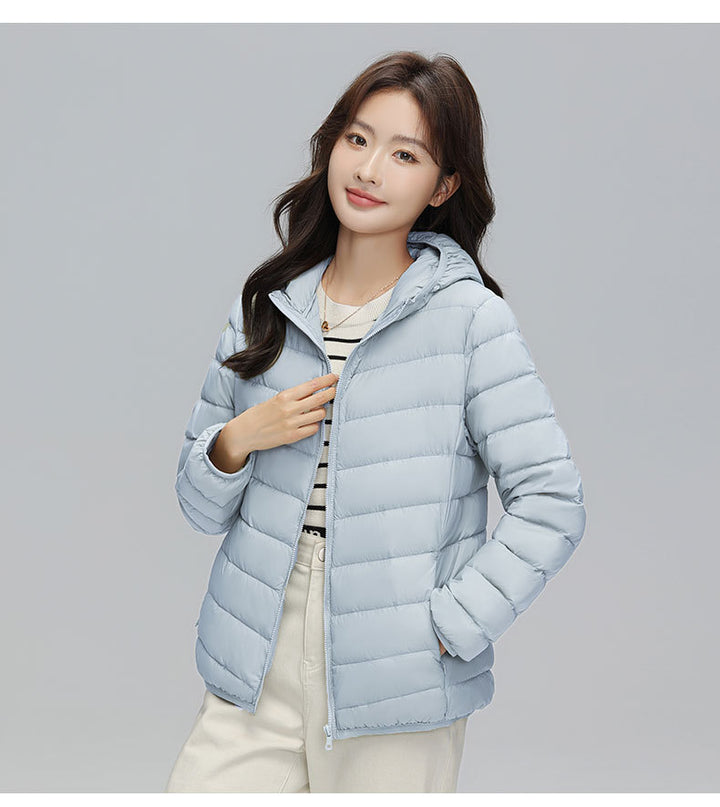 Leichte Daunenjacke mit Kapuze für Damen