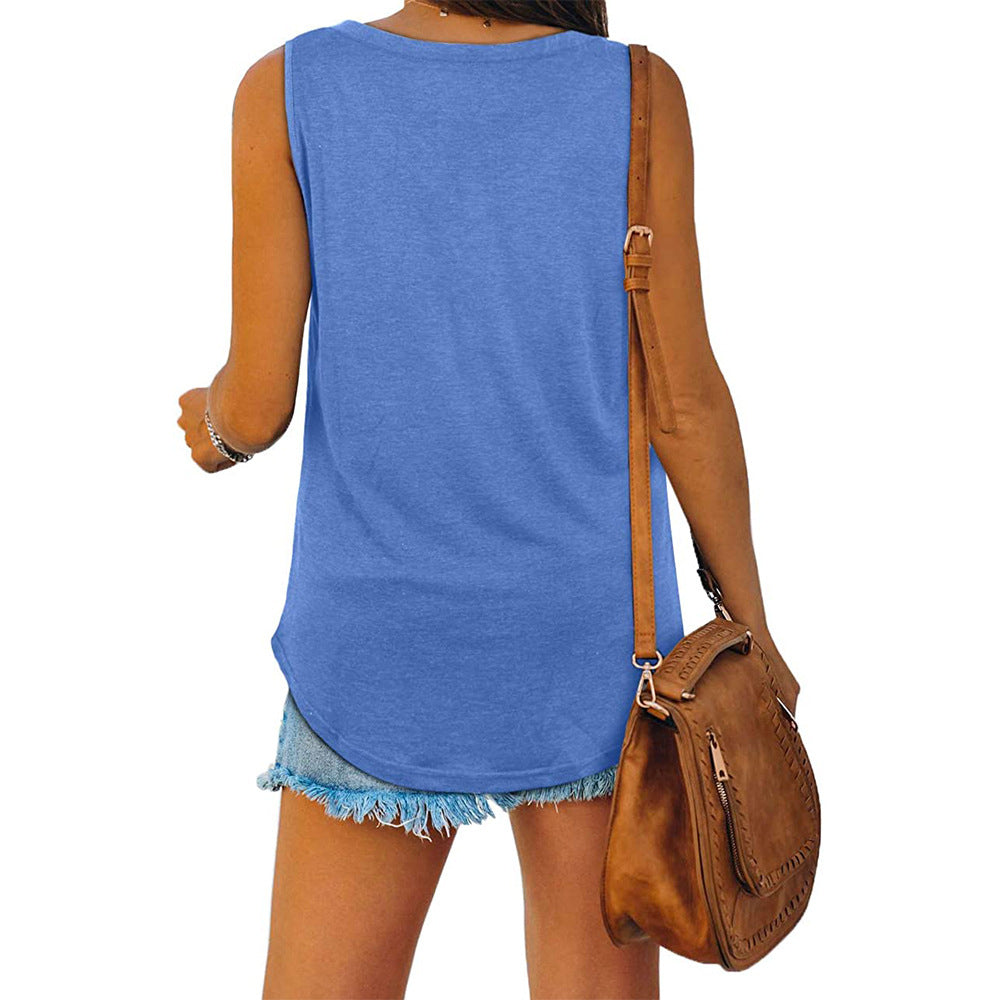 Echoarchiv | Mckayla Jersey V-Ausschnitt Tank-Top