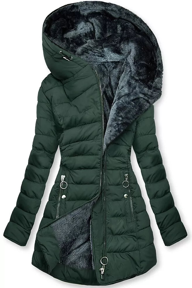 Echoarchiv | Lange Winterjacke mit Kapuze für Damen IdEchoarchivl für Die Kalte Jahreszeit