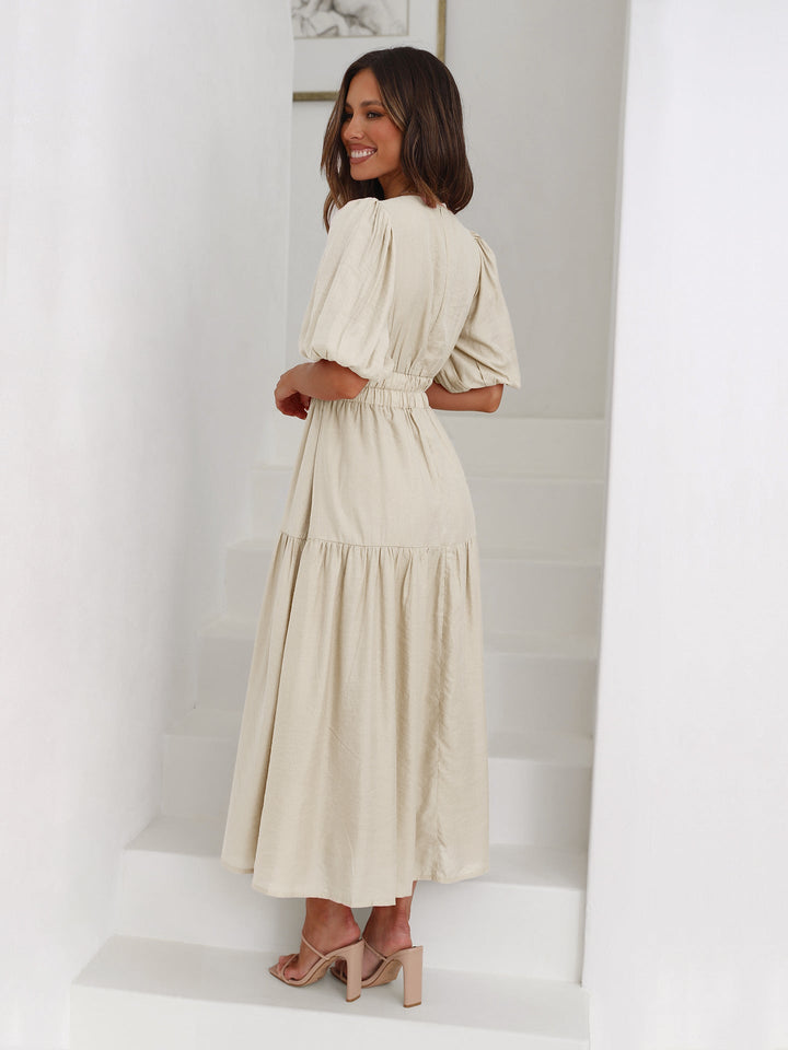 Echoarchiv | Kleid Mit Puffärmeln