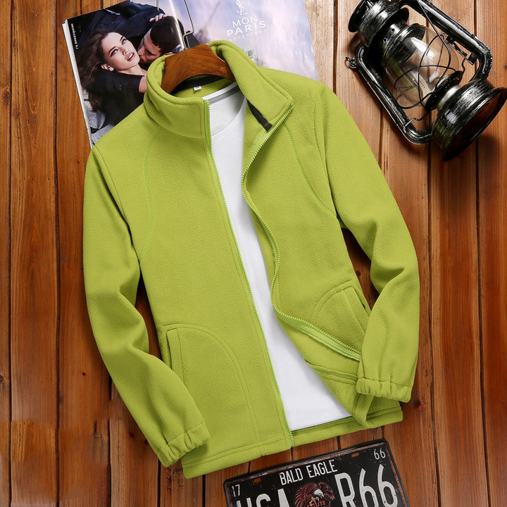 Fleecejacke Damen Reißverschluss-Fleece mit Stehkragen – Célinea
