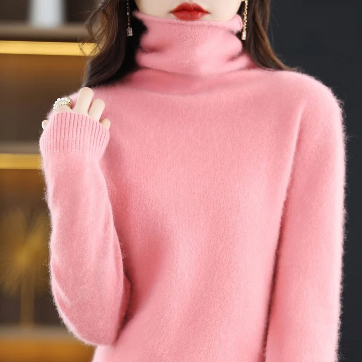 Echoarchiv | Pullover Damen Weicher Rollkragenpullover, Warm & Luxuriöses Design