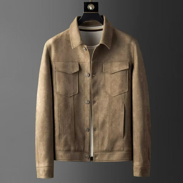 Echoarchiv | Klassische Wildlederjacke für Männer
