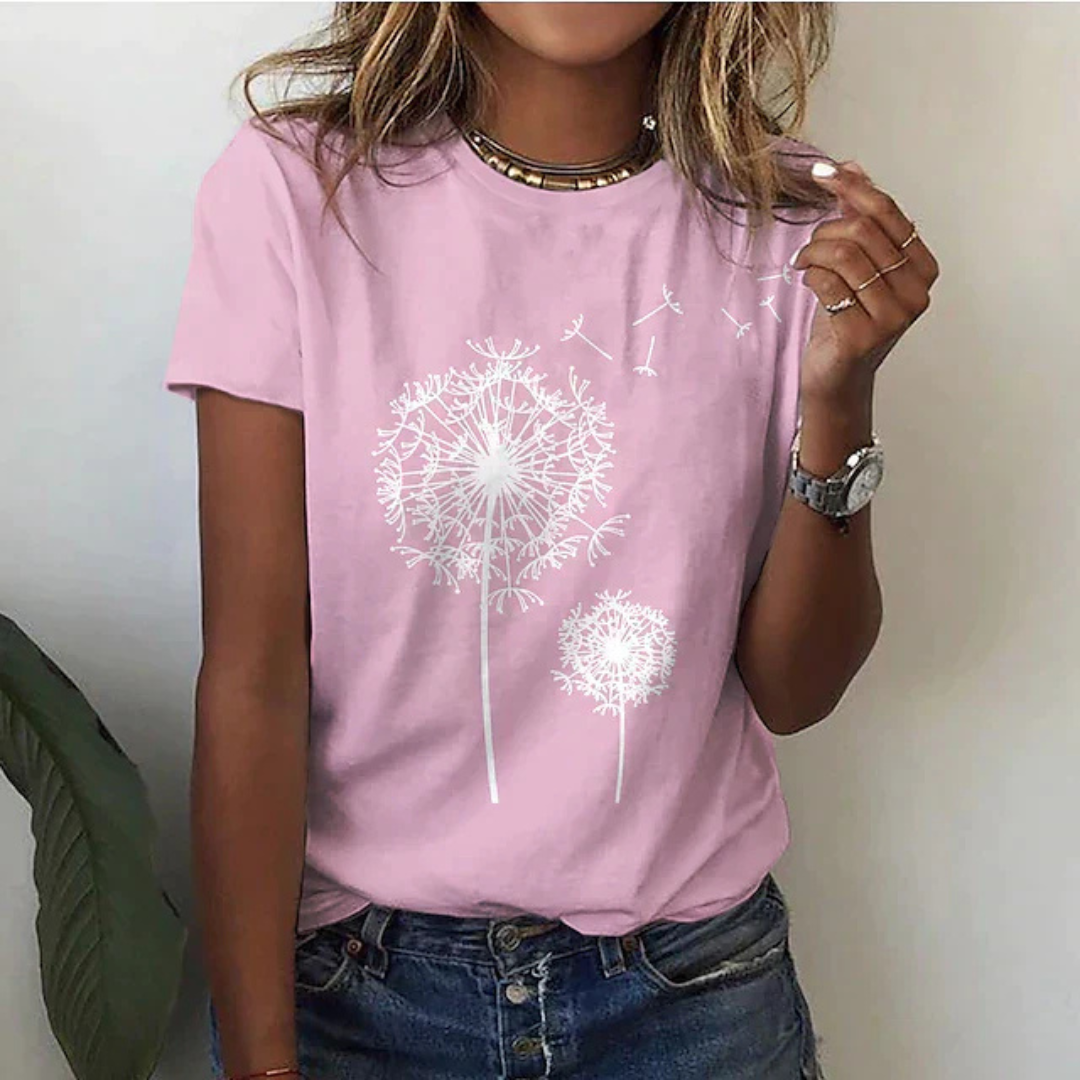 Echoarchiv | T-Shirt mit Kurzarm Bedruckt Lässig
