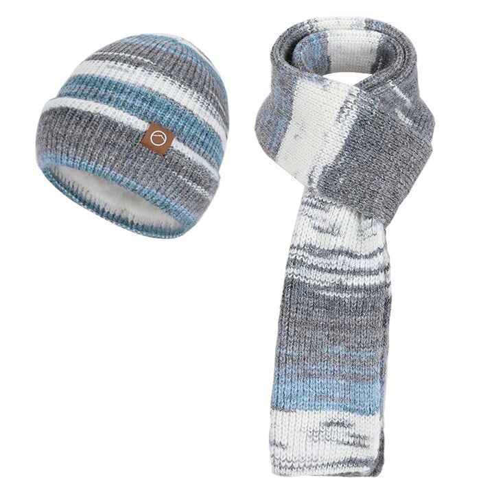 3-teiliges Winter-Set: Mütze, Schal und Touchscreen-Handschuhe