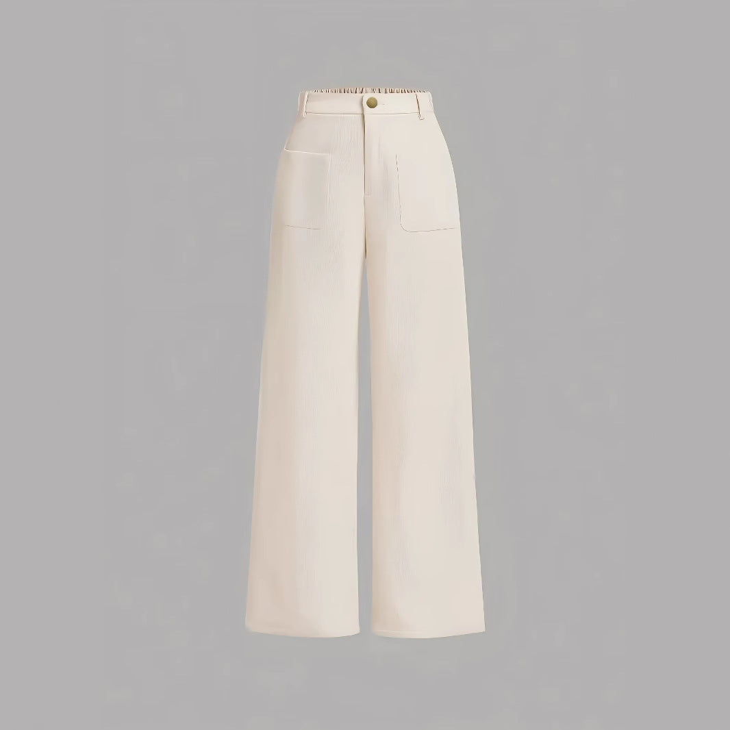 Kord-Hose mit geradem Schnitt