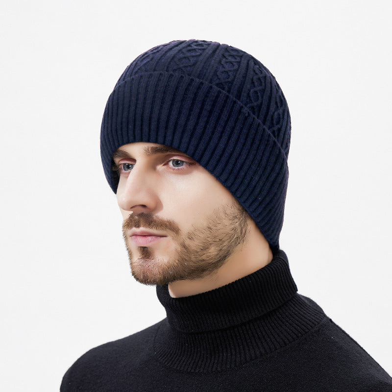 Strickmütze und Halswärmer Set, Einheitsgröße