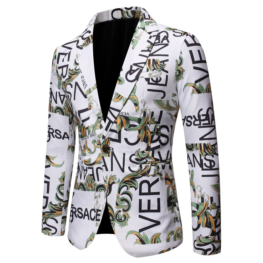 Herren modischer Blazer mit auffälligem Design Echoarchiv