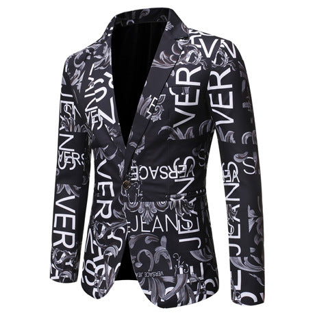 Herren modischer Blazer mit auffälligem Design Echoarchiv