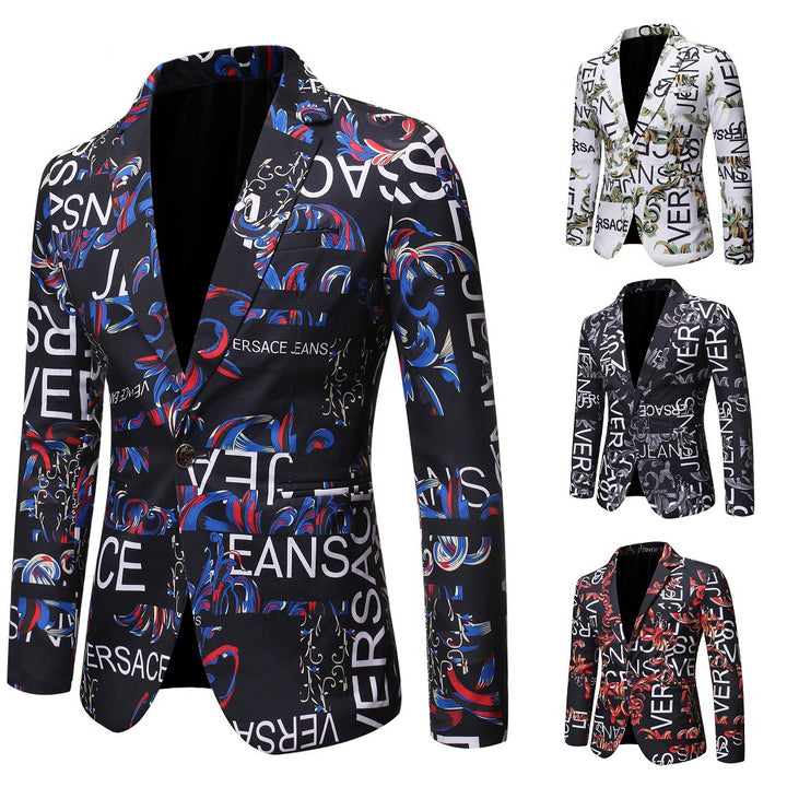 Herren modischer Blazer mit auffälligem Design Echoarchiv