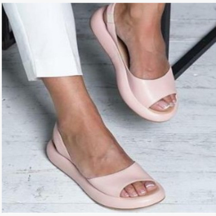 Damen nan Slingback-Pantolette mit ergonomischem Memory-Fußbett und leichter Plateausohle Echo Archiv