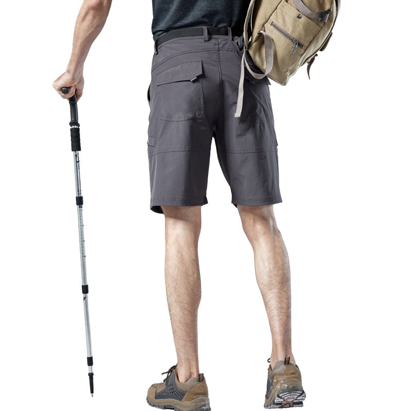 Herren multifunktionale Cargo-Shorts mit verstellbarem Bund Echoarchiv