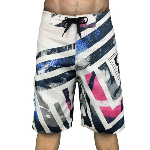 Herren Surf-Shorts mit kreativem Grafikdesign und innovativen Funktionen Echoarchiv