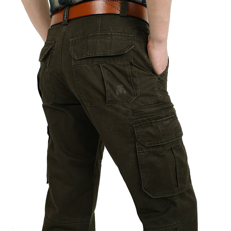 Herren Cargo-Hose mit multifunktionalen Taschen und strapazierfähigem Material Echoarchiv