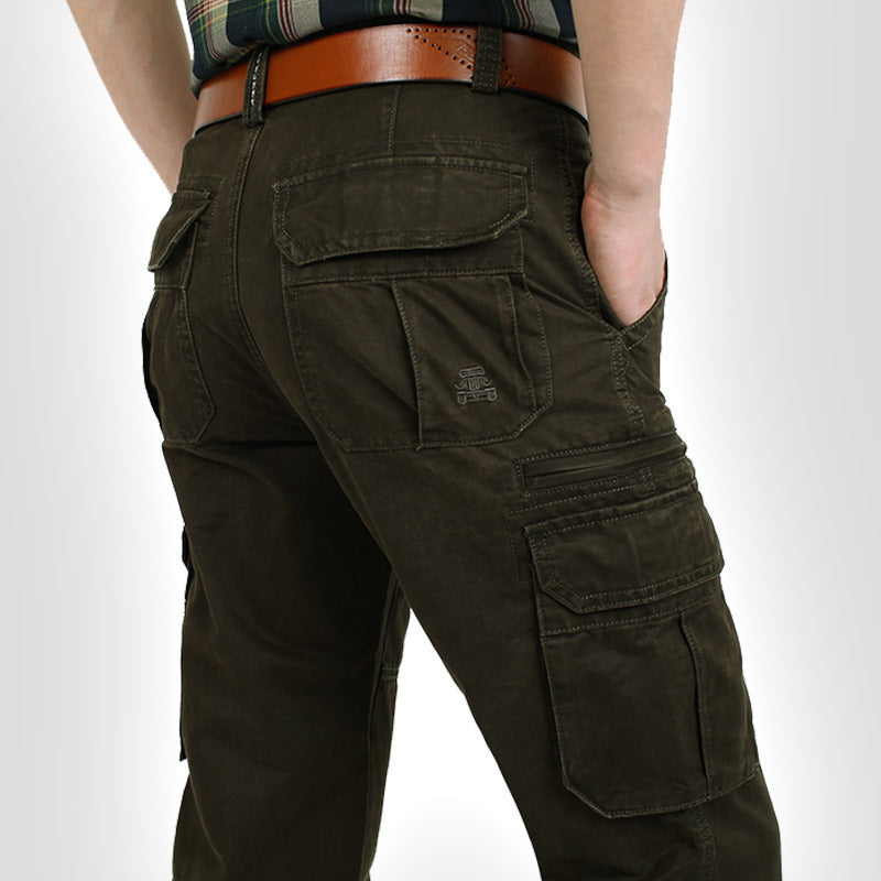 Herren Cargo-Hose mit multifunktionalen Taschen und strapazierfähigem Material Echoarchiv