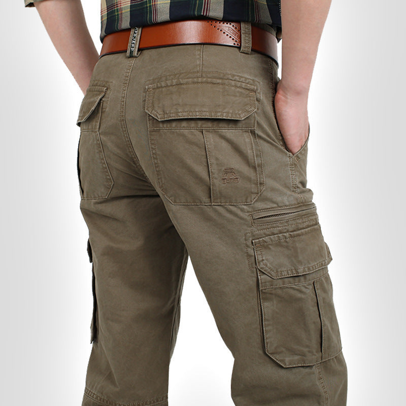 Herren Cargo-Hose mit multifunktionalen Taschen und strapazierfähigem Material Echoarchiv
