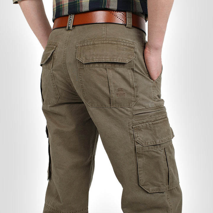 Herren Cargo-Hose mit multifunktionalen Taschen und strapazierfähigem Material Echoarchiv